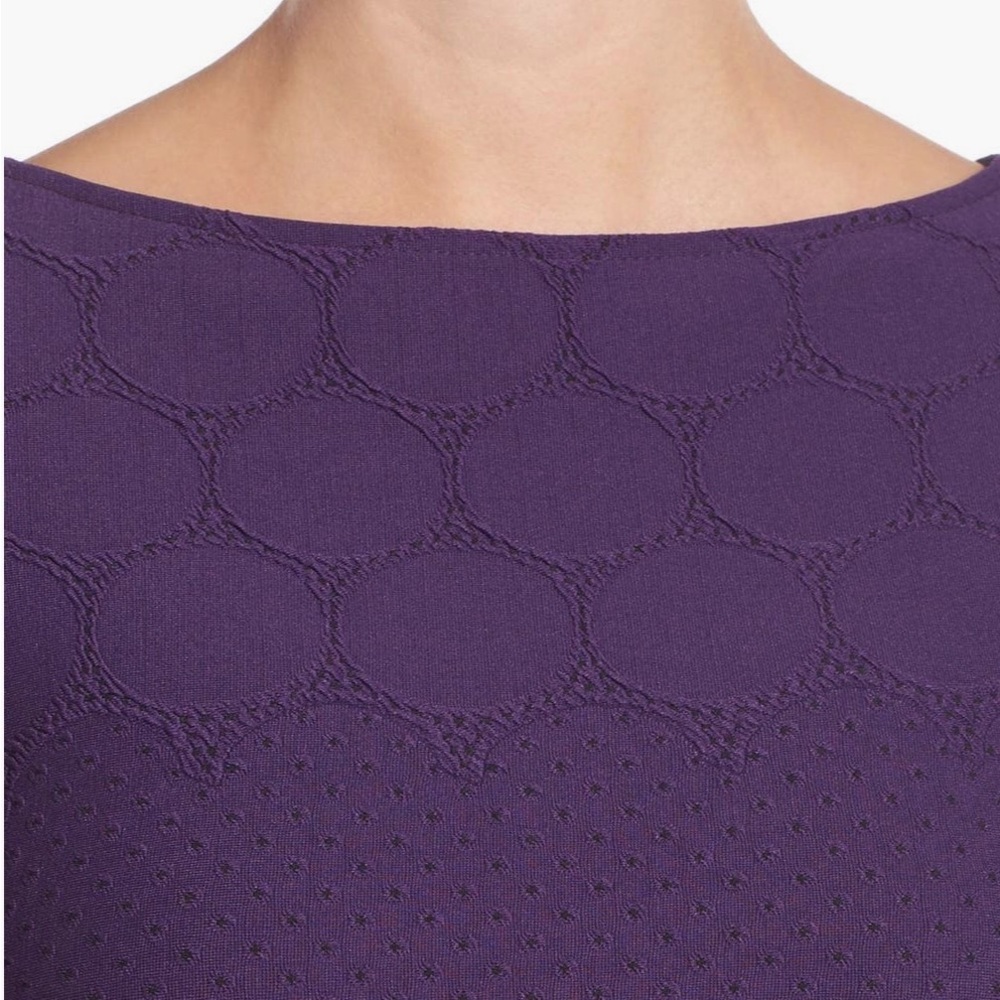 Julia Jordan Eyelet Sheath Dress-size 8 - Picture 4 of 8